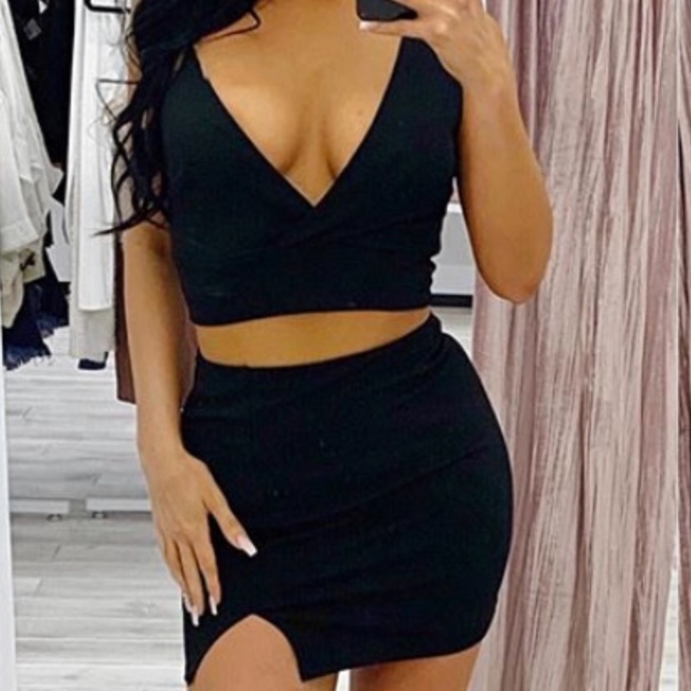 Blue blush two piece